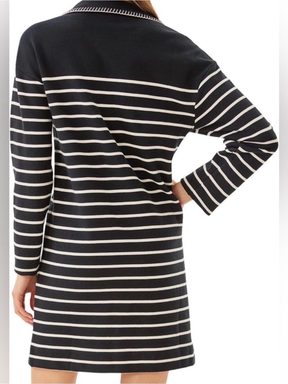 NWT Lilly Pulitzer CORVAYA TERRY DRESS “Noir Legacy Stripe” MSRP $158 NWT sz XL